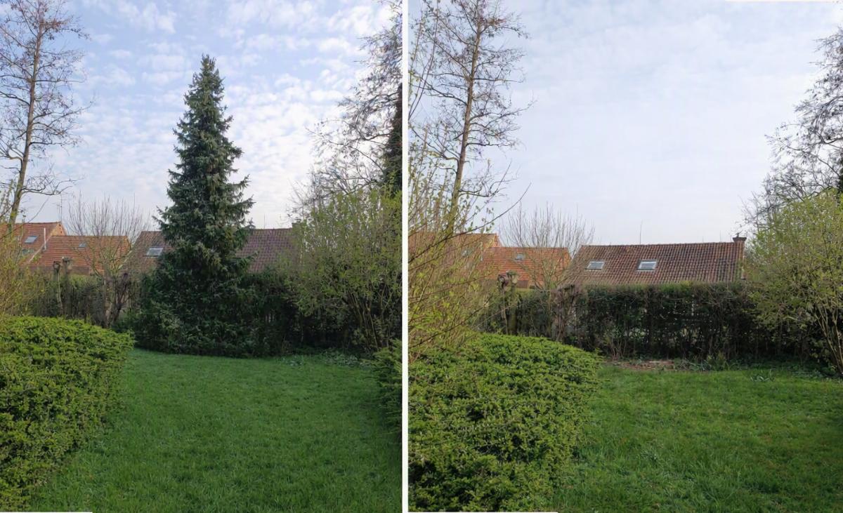 Chantier d'entretien de jardin réalisé par ANTOINE JARDIN SERVICES, paysagiste du réseau Factotum, près de Comines